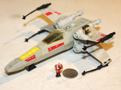 $49.99 • Buy Battle Damaged X-wing Fighter Star Wars MICRO COLLECTION 1982 100% Complete NICE