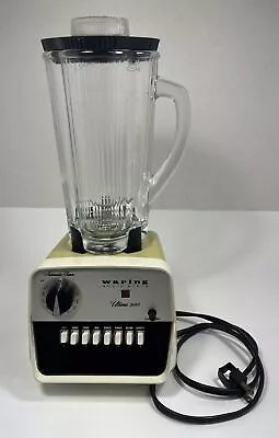 Vintage Waring Blender Model BF-12H Ultima 900 Model 1210 Yellow TESTED USA • $41.99