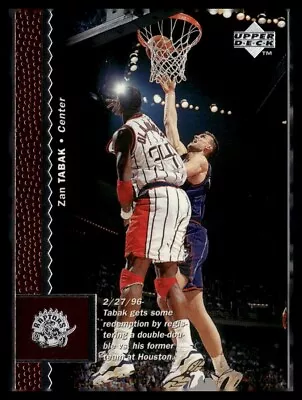 1996-97 Upper Deck BASE Zan Tabak Toronto Raptors #119 • $0.99