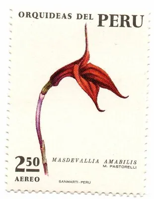 Orchids Peruvian Flora: Masdevallia Amabilis Perú 1973 Accept Offers • $2.22
