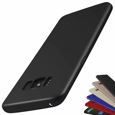 For Samsung Galaxy S8+ S7 S6Edge A5 Note 8 Shockproof Slim Matte Back Case Cover • $6.29