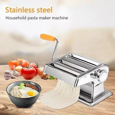 Pasta Noodle Maker Machine Spaghetti Fresh Fettuccine Cutter 9 Thickness Cutter • $56.99