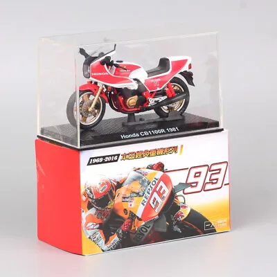 Tiny 1/24 Scale Honda CB1100r 1981 Super Bike Model Toy Racing Motorcycle Red • $15.26