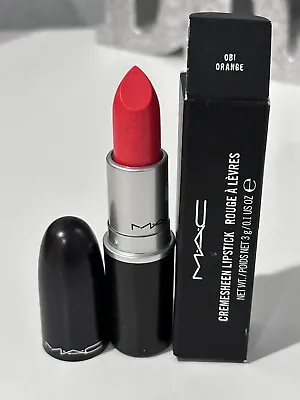 MAC Cremesheen Lipstick OBI ORANGE **slightly Damage** • $20