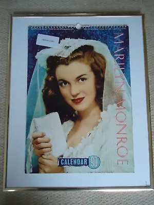 Marilyn Monroe Calendar 1990 Original Vintage 31+ Year Old Rarity Valuable Gem • £7.50