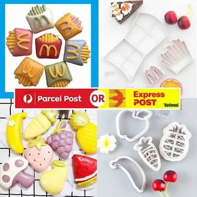 $5.99 • Buy Cookie Biscuit DIY Mold Cutter Baking Moulds Letter Fruits Fondant Cake Avengers