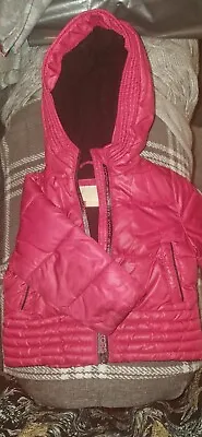 Baby/toddler Girls Michael Kors Quilted/puffer Jacket Hot Pink Months • £5