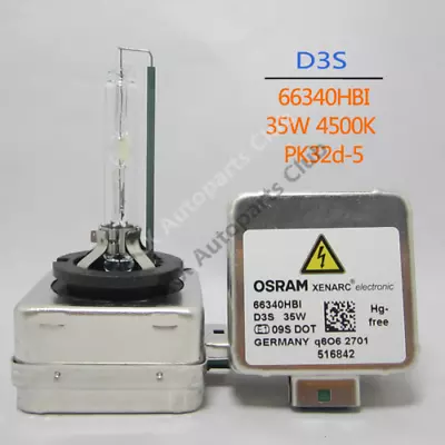 OSRAM D3S 35W4500K 66340 66340HBI XENARC Original Spare Part HID OEM Bulb Xenon • $48.38