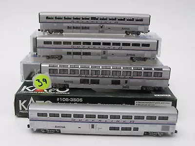 N-Scale Model Train - Amtrak Superliner Passenger Phase IV Set B - JT • $125