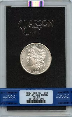 1883/1883 CC $1 Morgan Dollar Vam-4a GSA Hoard NGC MS63 • $502.99