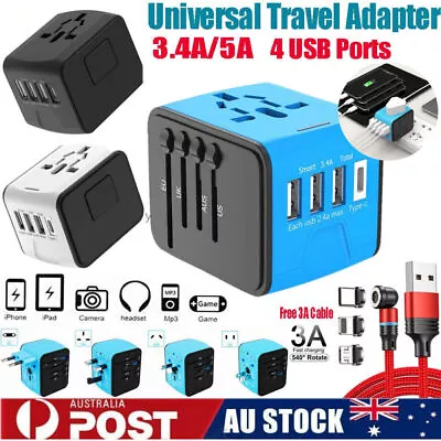 US UK EU Universal To AU Australia AC Power Adapter Plug Travel Converter • $24.99