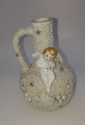 $9.99 • Buy Antique Tiny Cherub Spill Vase Elfinware Germany $9.99