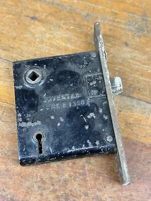 Patent June 8 1880 Corbin Door Mortise Lock Set Salvaged Door Hardware No Key • $22
