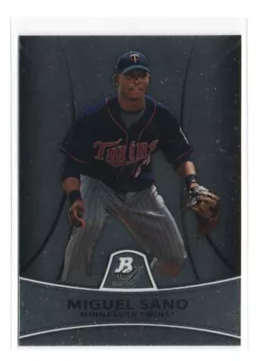 2010 Bowman Platinum MIGUEL SANO Prospect Rookie Insert PP28 Minnesota Twins • $2.99