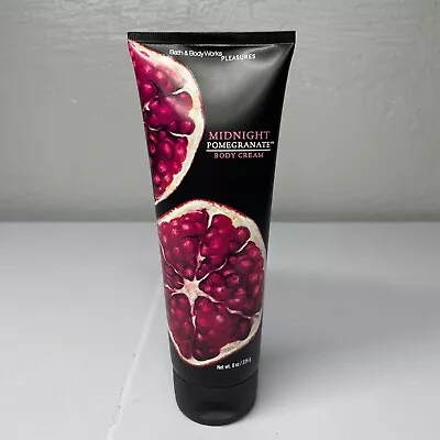 Bath & Body Works Pleasures Midnight Pomegranate Body Cream 8 Oz Discontinued • $25