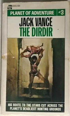 PLANET OF ADVENTURE #3 The Dirdir By Jack Vance (1969) Ace Pb Jeff Jones Cover • £9.64