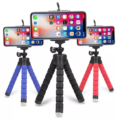 Octopus Adjustable Tripod Stand Flexible Phone Holder For IPhone Camera Bracket  • $6.98