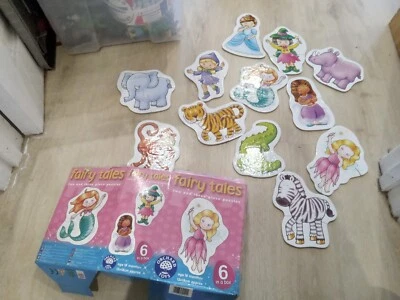 £0.99 • Buy Fairy Tale Jigsaw Puzzles Orchard Toys With Extra Animals