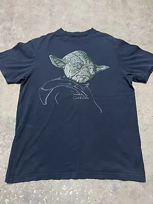 Rare Ecko Cut & Sew Metal Yoda Star Wars Tshirt Small • $19.99