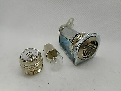 Vintage Amp Style Pilot Light Assembly With Clear Jewel & #47 Bulb- USA Made • $7.99