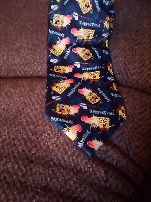 VTG 2002 SpongeBob Squarepants Necktie Nickelodeon Viacom Zapped Pants • $5