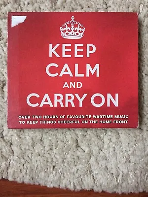 KEEP CALM & CARRY ON 2 X CD WAR WW2 WW1 MUSIC FRANK SINATRA VERA LYNN THE A 1 VG • £3.99