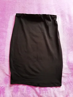New Look Maternity Size 12/EUR 40 Stretchy Pencil Skirt - Black • £6.50