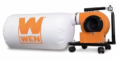 $60 • Buy WEN DC3401 5.7A 660 CFM Dust Collector W/ 12-Gallon Bag And Optional Wall Mount