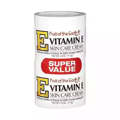 Fruit Of The Earth Vitamin E Skin Care Cream Super Value 4 Oz. 2 Pack • $5.60