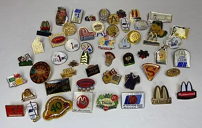 McDonald's Restaurant Large Pin Lot  *Many Do NOT Have Locking Pin Backs • $44.10