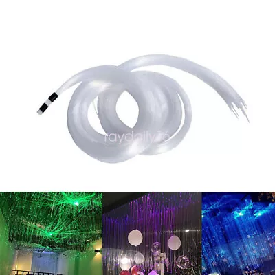 £6.06 • Buy 0.75mm/1mm 3m Bunddle PMMA Plastic Fiber Optic Cable For LED Ceiling Sky Light