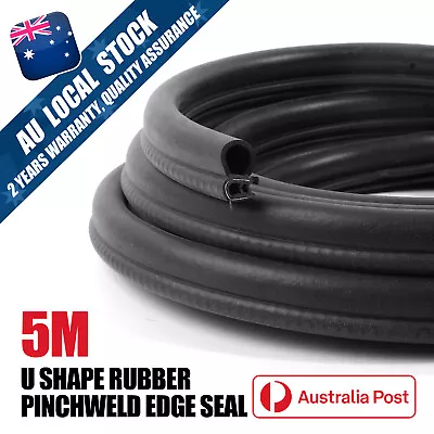 $30.99 • Buy 5M Bulb Foam Pinch Weld Rubber Seal Trim Strip Car Door/Hood/Toolbox/Metal Edge
