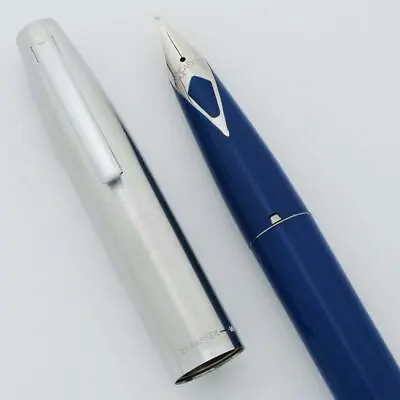 Sheaffer 440 Fountain Pen - Lt Blue Fine Short Diamond Nib (New Old Stock) • $49.95