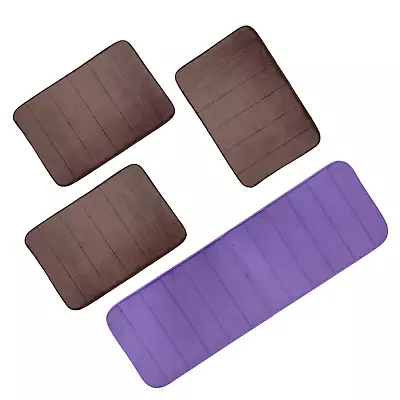 Macro Giant Memory Foam Mat 23  / 46.5  Short Brown X3 Long Purple X1 • $19.99