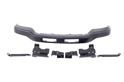 AM New Front Bumper Face Bar For 03-07 GMC Sierra 1500 W/Bracket Painted Black • $216.16