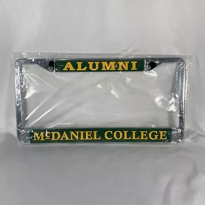 Alumni McDaniel College License Plate Frame Westminster Maryland • $21.97