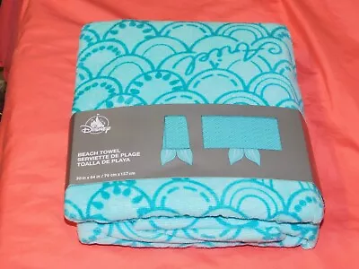 Disney Parks The Little Mermaid Ariel Tail Beach Towel New Free Shipping • $24.95