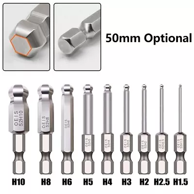 Steel Ball Head Hexagon Bit Tool For Home Improvement And Construction • $15.22