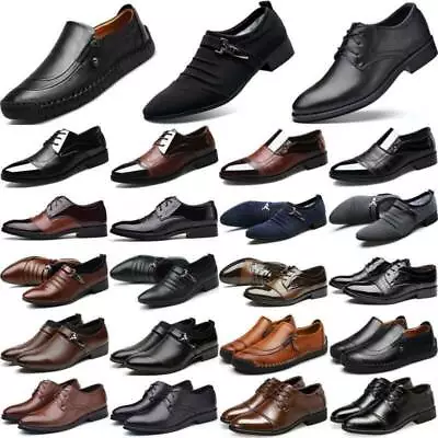 Mens Loafers Shoes Smart Wedding Formal Office Dress Work Party Casual Shoe Size • £20.87