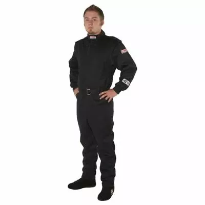 G-Force Racing Gear 4525XLGBK GF525 Driving Suit (Black) - X-Large • $279