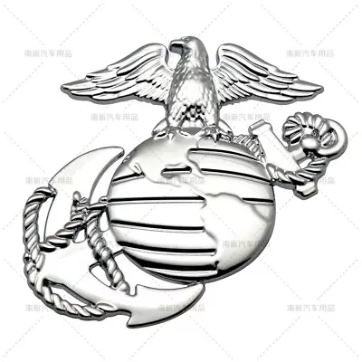 Car Emblem Marine Corps 3D Three-dimensional Metal Logo Eagle Car Sticker • $12.98