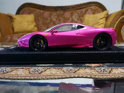 1/18 MR Ferrari 458 Speciale Flash Pink Ltd 25 Pcs No Elite Pista Gto Bbr • $600