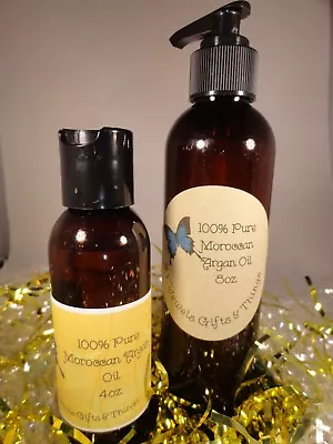 100% Pure Moroccan Argan Oil  Clear Cold Pressed All Hair Types • $24.60