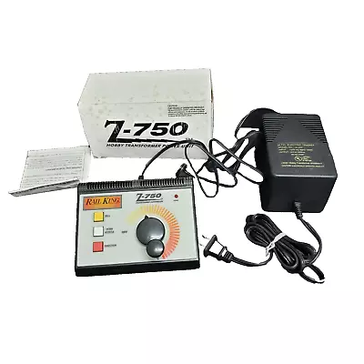 Rail King By MTH Electric Trains Z-750 Transformer & Z-Controller S8 • $80.99