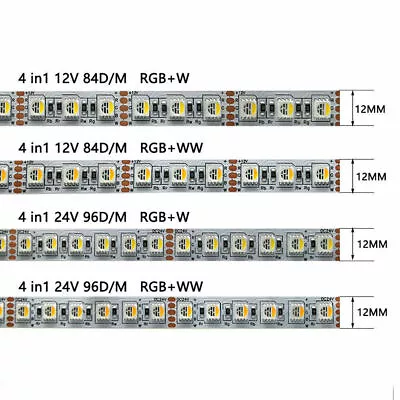 5m RGBW RGBWW 4in1 LED Strip Light 60/96/120LEDS/M 5050 Flexibe Tape STRING Lamp • $4.99