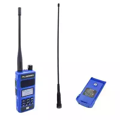 Rugged R1 Handheld Radio With Long Range Antenna And XL Battery Communications • $200