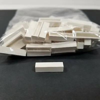 100 Pcs LEGO MODULEX 4x1 White Flat Brick Architecture Model Building Vintage • $49.99