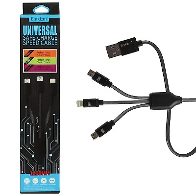 Earldom Fast Charging Adapter Usb Charger Cable 3 In 1 • $15.99