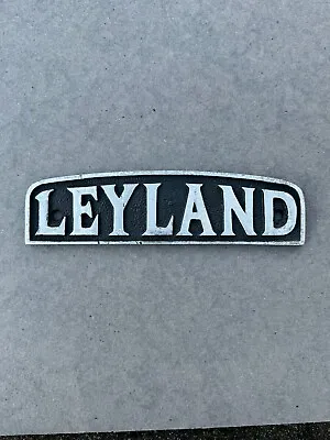 Leyland Motors Bus Coach Lorry Truck Commercial Radiator Badge Emblem Sign Plate • £76