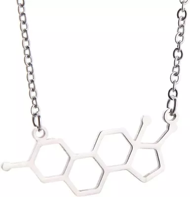 Estrogen Molecule Necklace - Unique Chemistry Jewelry For Women - Perfect Mother • $35.20